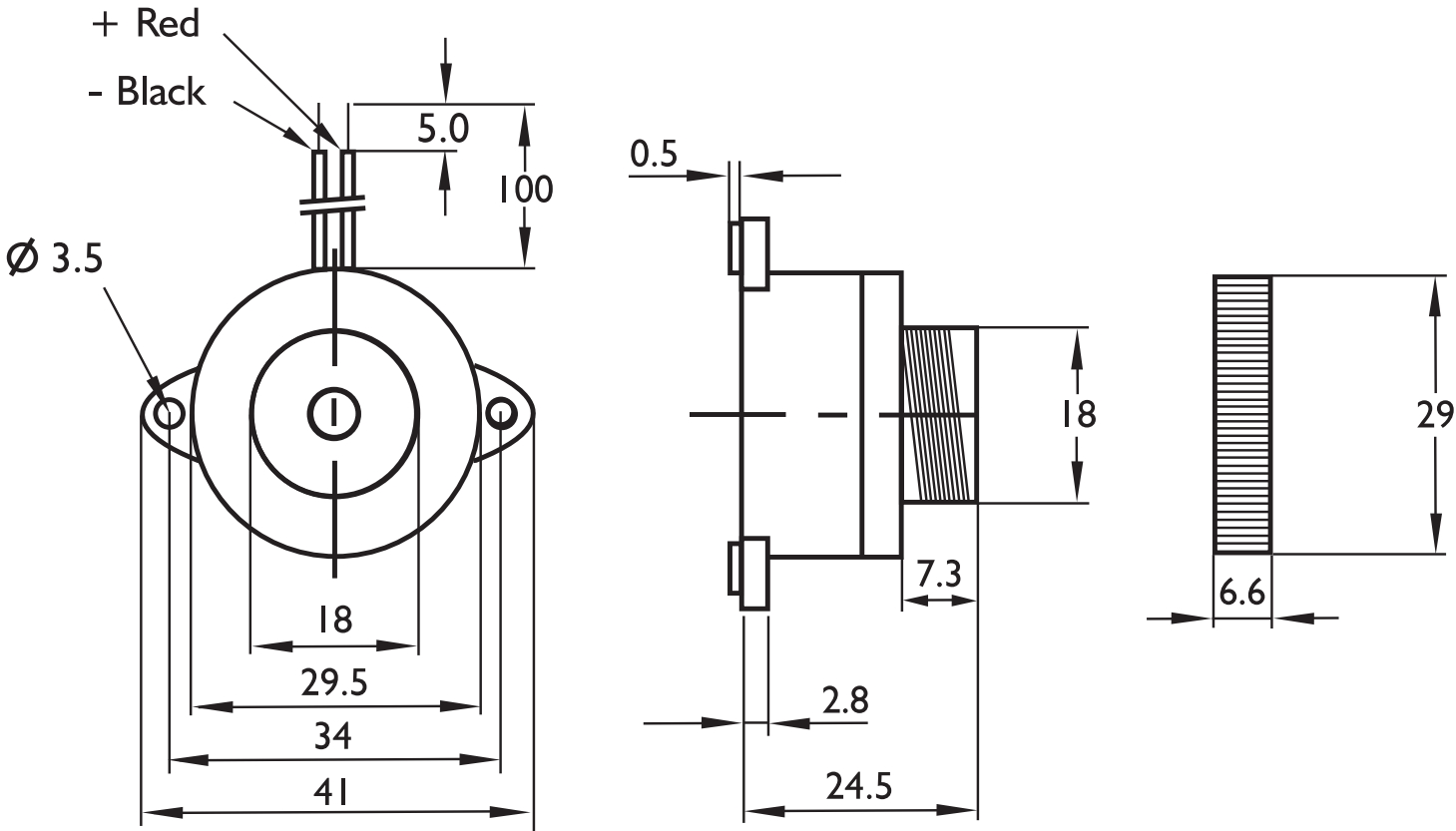 זמזם פיאזו אלקטרוניקה PRO SIGNAL ABI-005-RC